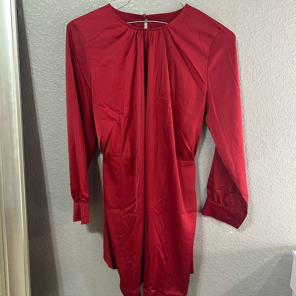 Elegant Red Women's Dress